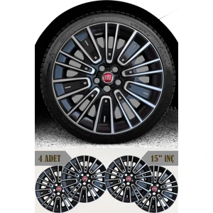 Fiat Egea Urban 15'' Inç Jant Kapağı 4 Adet (5 Bijon Bütün Fiat Araçlar ile Uyumlu) 311