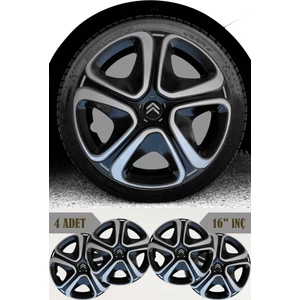 Citroen C Elysee 16'' Inç Jant Kapağı 4 Adet Çift Renk 313