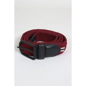 Elastik Örgü Unisex Kemer Bordo