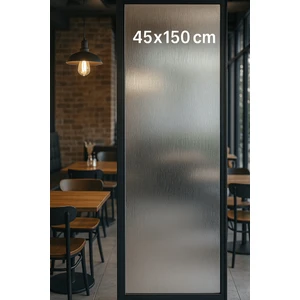 45X150CM Dekoratif Ince Dokulu Cam Filmi Statik Kaplama Mutfak Ofis Banyo Pencere