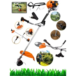 Benzinli Ot Çalı Biçme 4.2kwa 6 Hp 9600 Dk Silindir Hacmi 62CC 40 Diş Bıçak (Testere)
