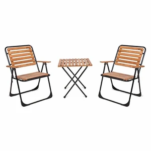 Metal Iskeletli Bahçe Bistro Set