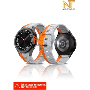 Samsung Galaxy Watch Fe / 4 / 5 / 5 Pro / 6 / 7 40 42 44 46MM Uyumlu Silikon Kordon