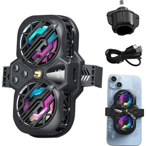 K11 Ultra Güçlü  Aluminyum Telefon Soğutucu Radyatör Kablolu Rgb Fan 3 Modlu Göstergeli