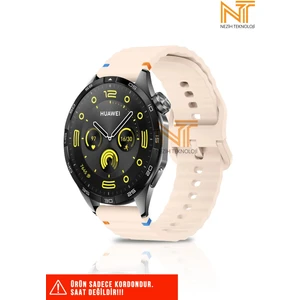 Amazfit Pace / Gtr 2 / Gtr 2e / Gtr 3 / Gtr 3 Pro / Gtr 47MM Uyumlu Wave Silikon Kordon 22MM