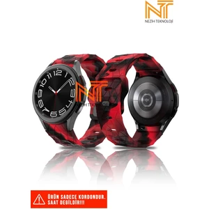 Samsung Galaxy Watch Fe / 4 / 5 / 5 Pro / 6 / 7 40 42 44 46MM Uyumlu Silikon Kordon