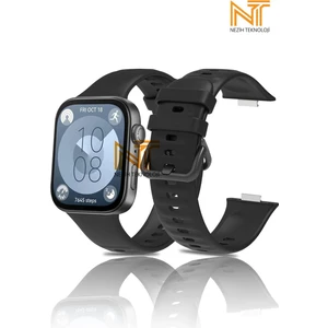 Huawei Watch Fit 3 / Fit 4 / Fit 4 Pro Uyumlu  Yumuşak Jel Silikon Kordon / Strap