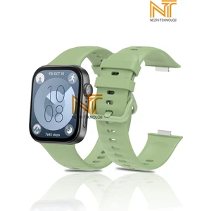 Huawei Watch Fit 3  Fit 4  Fit 4 Pro Uyumlu  Yumuşak Jel Silikon Kordon  Strap