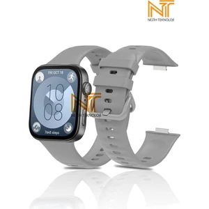 Huawei Watch Fit 3 / Fit 4 / Fit 4 Pro Uyumlu  Yumuşak Jel Silikon Kordon / Strap