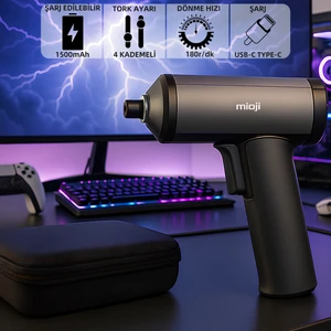 Mio CS16 12 Parça 1500mAh 18r/dk Şarjlı Vidalama Tornavida Seti