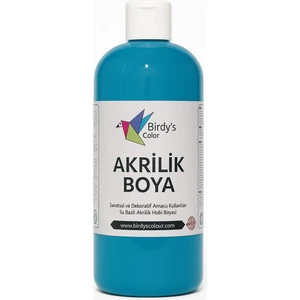 Birdy's Color Turkuaz Akrilik Boya 500 gr Sanat ve Hobi Boyası