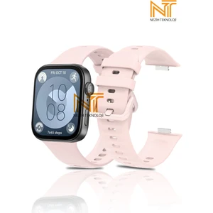 Huawei Watch Fit 3 / Fit 4 / Fit 4 Pro Uyumlu  Yumuşak Jel Silikon Kordon / Strap