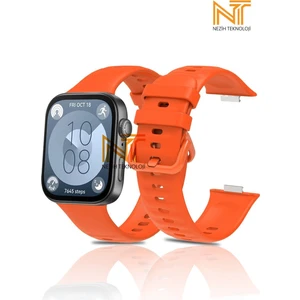 Huawei Watch Fit 3 / Fit 4 / Fit 4 Pro Uyumlu  Yumuşak Jel Silikon Kordon / Strap