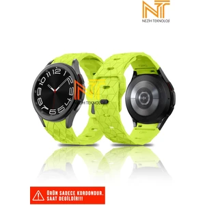 Samsung Galaxy Watch Fe / 4 / 5 / 5 Pro / 6 / 7 40 42 44 46MM Uyumlu Silikon Kordon