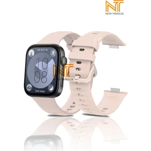 Huawei Watch Fit 3  Fit 4  Fit 4 Pro Uyumlu  Yumuşak Jel Silikon Kordon  Strap