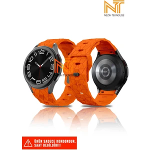 Samsung Galaxy Watch Fe / 4 / 5 / 5 Pro / 6 / 7 40 42 44 46MM Uyumlu Silikon Kordon