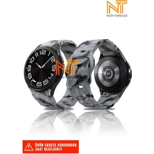 Samsung Galaxy Watch Fe / 4 / 5 / 5 Pro / 6 / 7 40 42 44 46MM Uyumlu Silikon Kordon