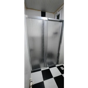 Giray Duşakabin 100CM ile 120CM Arası 1 Sabit 1sürgülü Parlak Profil Mika Duşakabin