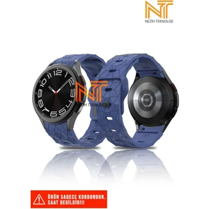 Samsung Galaxy Watch Fe / 4 / 5 / 5 Pro / 6 / 7 40 42 44 46MM Uyumlu Silikon Kordon