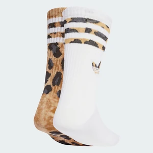 Adidas Originals JV7855 Leopard Crew Socks 2 Pairs