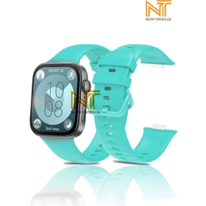 Nezih Case Huawei Watch Fit 3 / Fit 4 / Fit 4 Pro Uyumlu Yumuşak Jel Silikon Kordon / Strap