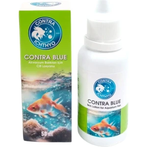 Contra Ichthyo Contra Blue Metilen Mavisi Akvaryum Balıkları Için Cilt Losyonu 50 ml