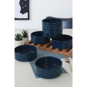 İndigo Mavi Stackable Çorba Kasesi 14 Cm 6 Adet