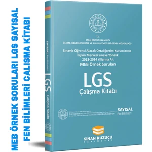 Meb Örnek Soruları Sayısal Çalışma Kitabı ( Fen Bilimleri )