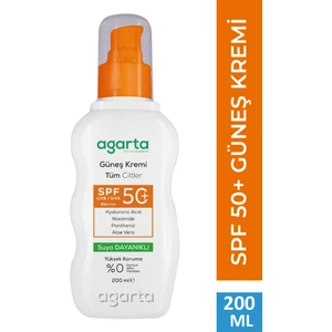 Yüz Vücut Güneş Koruyucu SPF 50+Yetişkin 200 ml
