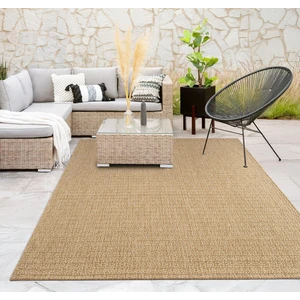 Tiora TI004A Bej Jüt Halı Naturel Sisal Örme Hasır Modern Yıkanabilir Dayanıklı Tozu Yok