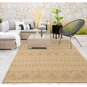 Tiora TI007A Bej Jüt Halı Naturel Sisal Örme Hasır Modern Yıkanabilir Dayanıklı Tozu Yok