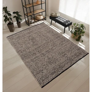 Pıxel PX002A Bej Halı Modern Şönil Yıkanabilir Pamuk Taban Salon Halısı Yatak Odası Mutfak Koridor