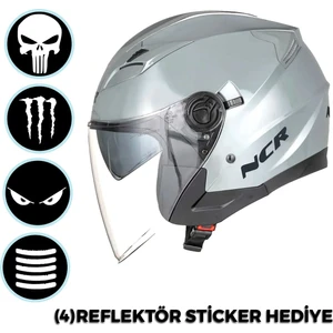 Jet Çenesiz Açık Nardo Kask (Ece Belgeli)