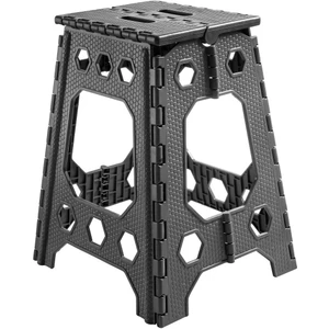 Büyük Boy Katlanır Kamp Sandalyesi Katlanır Tabure 46 cm Siyah