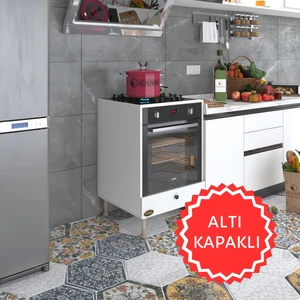 Kenzlife ankastre modülü kabini tulyum byz fırın ocak dolabı özel boy ayarlı ayaklı kapaklı