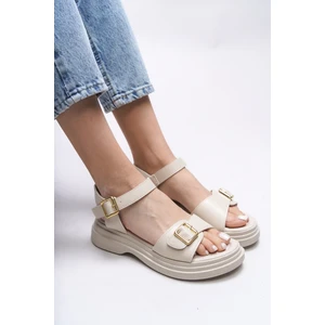 Bridleia Kadın Sandalet – Sentetik Malzeme, Rahat Tabanlı, Günlük ve Yazlık Kullanıma Uygun 0012210