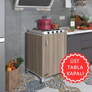 Kenzlife ocak dolabı hoşseda crd 85*60*56 hazır mutfak klasik set üstü ocak için arkalıksız