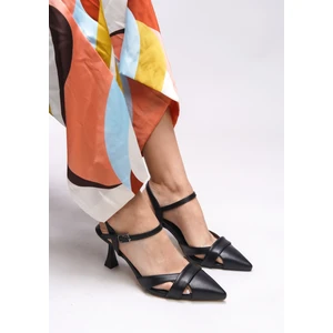 Esronyn Kadın Arkası Açık Sivri Burun Stiletto 0012707