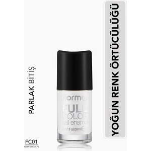 Full Color Ultra Yüksek Pigmentli & Parlak Bitişli Oje (FC01 Over The Alps) 8682536065009