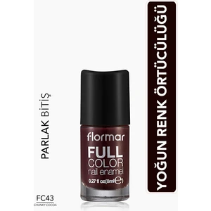 Full Color Ultra Yüksek Pigmentli & Parlak Bitişli Oje (FC43 Chunky Cocoa) 8682536078627