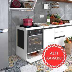 Kenzlife ankastre modülü kabini vanadyum3 byz fırın ocak dolabı kapaklı