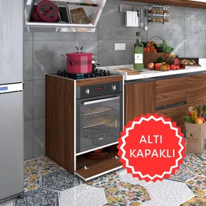 Kenzlife ankastre modülü kabini berilyum cvz fırın ocak dolabı kapaklı