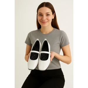 Kadın Babet Hafif Rahat Taban Ortopedik Süet Anne Ayakkabısı Ev Babeti