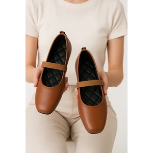 Kadın Babet Hafif Rahat Taban Ortopedik Süet Anne Ayakkabısı Ev Babeti