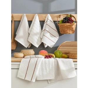 Efendioğlu Türcan Mutfak Havlusu 6'lı 30X50 cm krem rengi