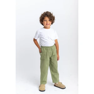 Gabardin Pantolon 2-7 Yaş Olive