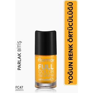 Full Color Ultra Yüksek Pigmentli & Parlak Bitişli Oje (FC47 Lemoncello) 8682536065283