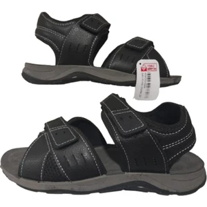 Siyah Cırtlı Erkek Sandalet