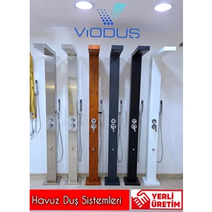 Havuz,bahçe Duş Paneli Beyaz