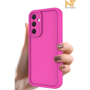 Nezih Case samsung Galaxy A15 Uyumlu Kamera Korumalı Parlak Stil Tasarım Kapak